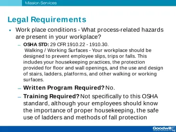 Slide 70: Legal Requirement s