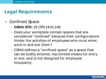 Slide 71: Legal Requirement s