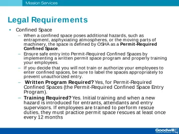 Slide 72: Legal Requirement s