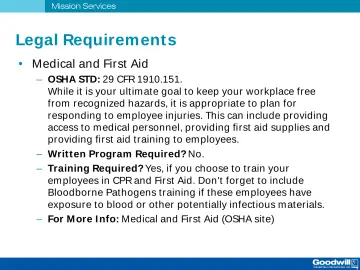Slide 79: Legal Requirement s
