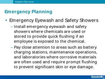 Slide 40: Emergency Planning