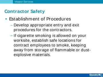 Slide 48: Contract or Safet y
