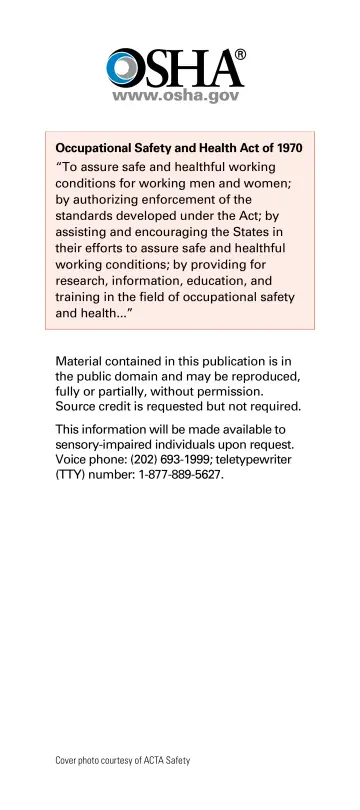 Page 2: Occupational Safety and Health Act of 1970