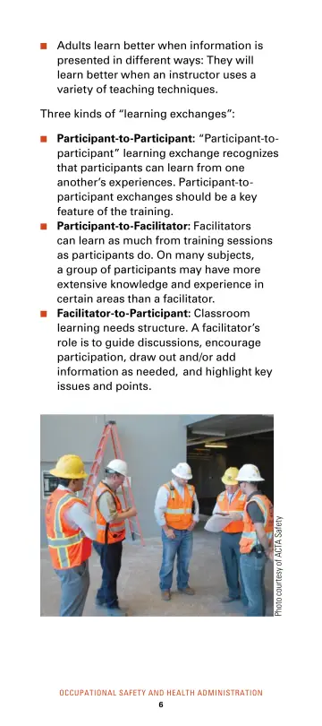 Page 12: Adults learn better when information is presented in different ways: They will learn…