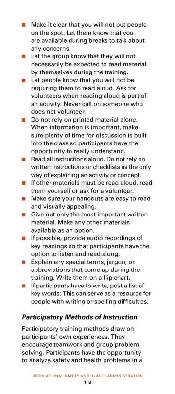 Page 24: Make it clear that you will not put people on the spot. Let them know that you are…
