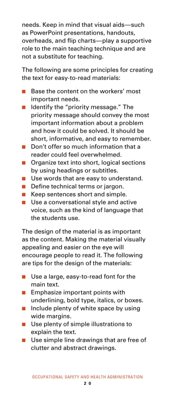 Page 26: needs. Keep in mind that visual aids—such as PowerPoint presentations, handouts…