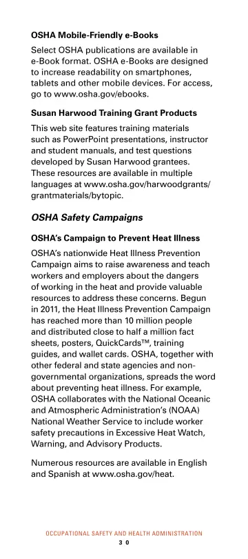 Page 36: OSHA Mobile-Friendly e-Books