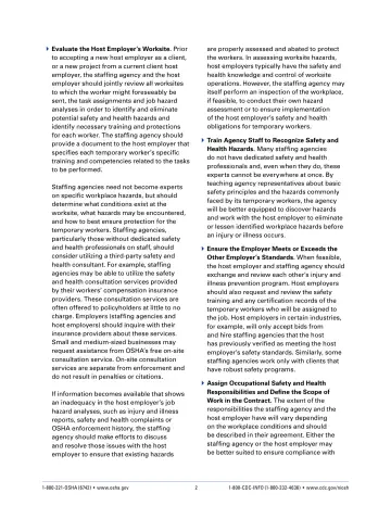 Page 2: } } Evaluate the Host Employer’s Worksite. Prior to accepting a new host employer as a…