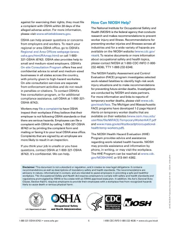 Page 6: How Can NIOSH Help?