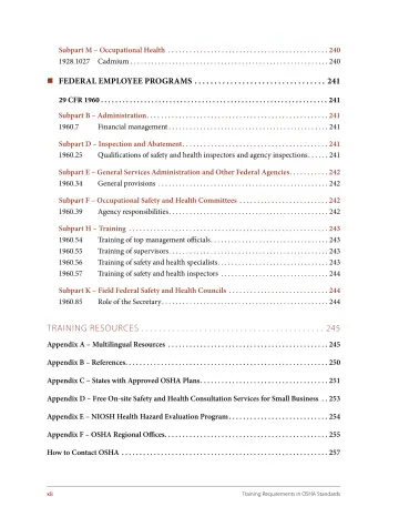 Page 12: Subpart M – Occupational Health … 240 1928.1027 Cadmium … 240