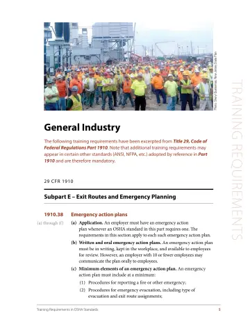 Page 17: TRAINING REQUIREMENTS