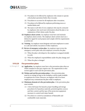 Page 18: (3) Procedures to be followed by employees who remain to operate critical plant operations…