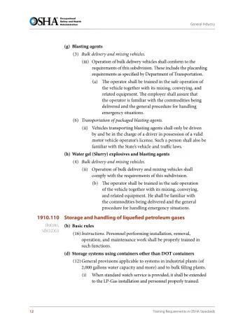 Page 24: (g) Blasting agents