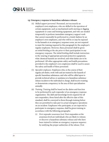 Page 32: (q) Emergency response to hazardous substance releases