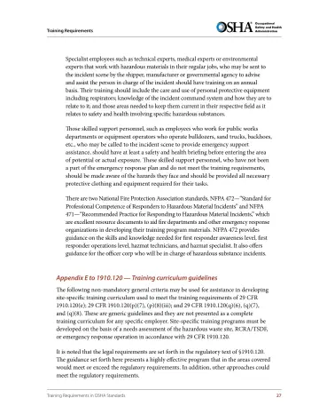 Page 39: Specialist employees such as technical experts, medical experts or environmental experts…