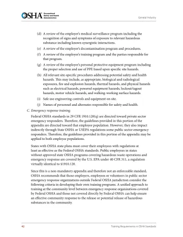 Page 54: (d) A review of the employer’s medical surveillance program including the recognition of…