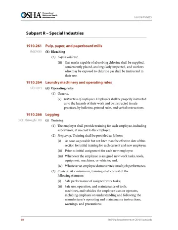 Page 80: Subpart R – Special Industries