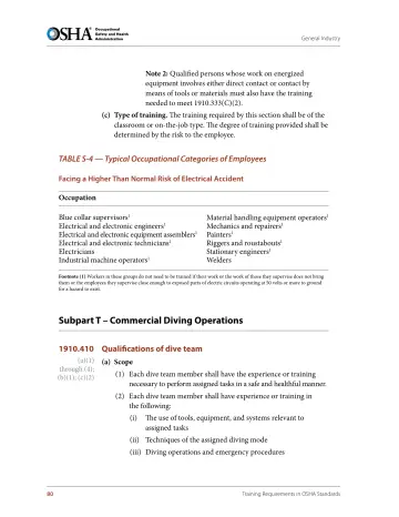 Page 92: Note 2: Qualified persons whose work on energized equipment involves either direct contact…