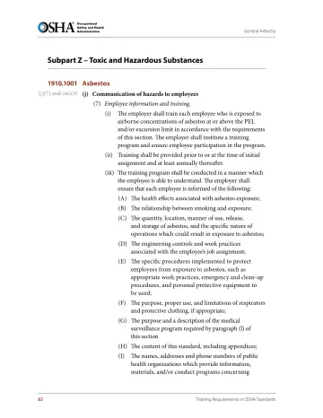 Page 94: Subpart Z – Toxic and Hazardous Substances