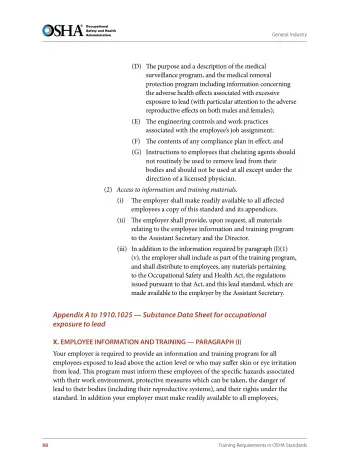Page 100: (D) The purpose and a description of the medical surveillance program, and the medical…