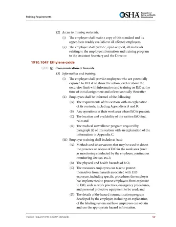 Page 111: (2) Access to training materials.