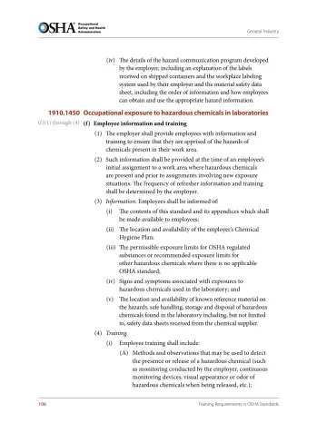 Page 118: (iv) The details of the hazard communication program developed by the employer, including…