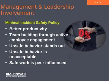 Slide 17: Management & Leadership Involvement