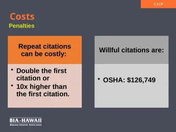 Slide 28: Costs