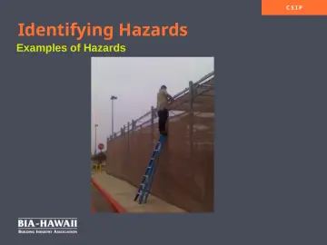 Slide 39: Identifying Hazards