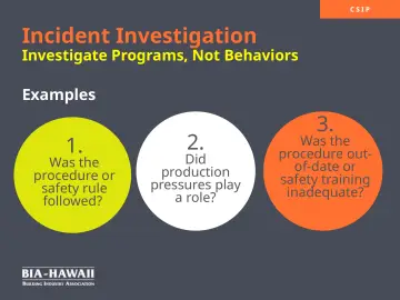 Slide 11: Incident Investigation