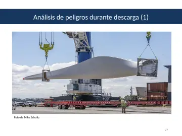 Slide 27: Análisis de peligros durante descarga (1)