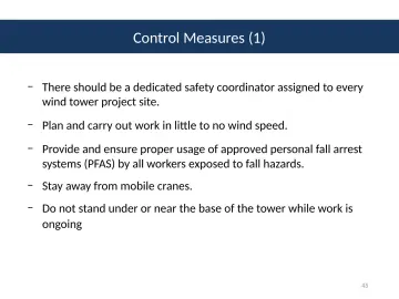 Slide 45: Control Measures (1)
