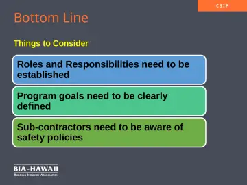Slide 22: Bottom Line