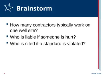 Slide 2: Brainstorm