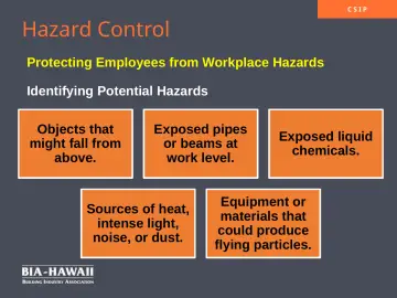 Slide 23: Hazard Control