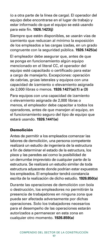 Page 19: (o a otra parte de la línea de carga). El operador del equipo debe encontrarse en el lugar…