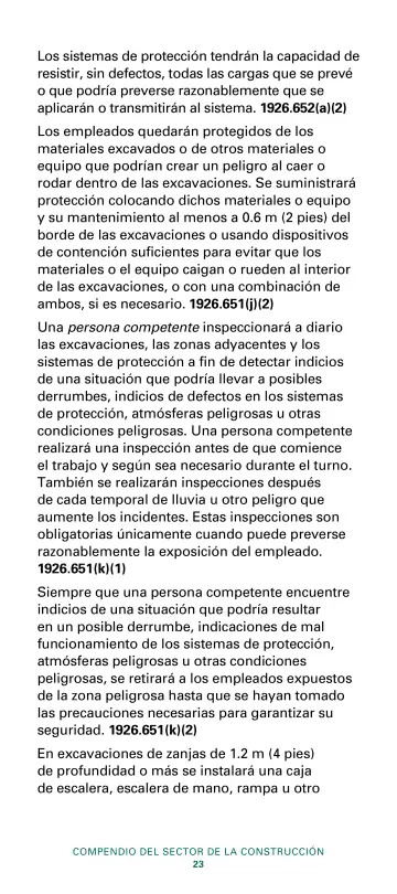Page 25: Los sistemas de protección tendrán la capacidad de resistir, sin defectos, todas las…