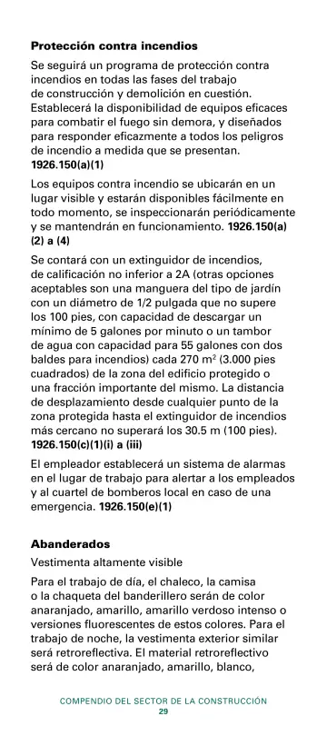 Page 31: Protección contra incendios
