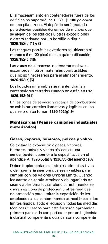 Page 34: El almacenamiento en contenedores fuera de los edificios no superará los 4.169 l (1.100…