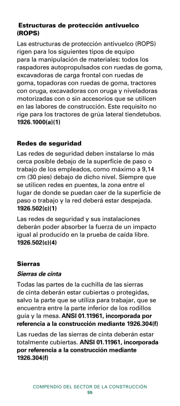 Page 57: Estructuras de protección antivuelco (ROPS)
