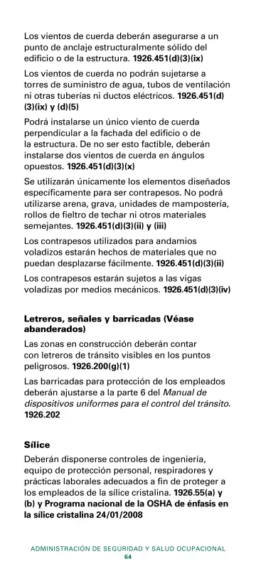 Page 66: Los vientos de cuerda deberán asegurarse a un punto de anclaje estructuralmente sólido del…