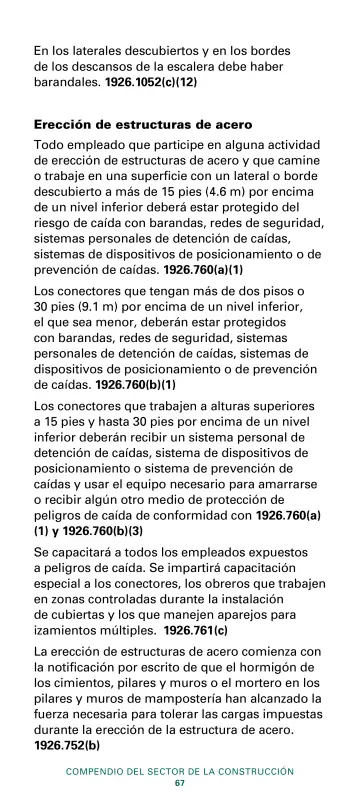 Page 69: En los laterales descubiertos y en los bordes de los descansos de la escalera debe haber…