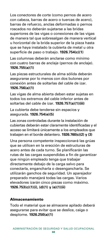 Page 70: Los conectores de corte (como pernos de acero con cabeza, barras de acero o tuercas de…