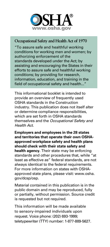 Page 2: Occupational Safety and Health Act of 1970