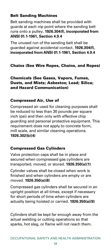 Page 14: Belt Sanding Machines