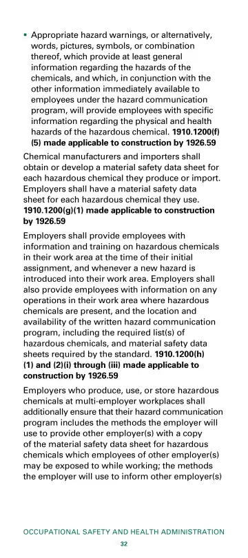 Page 34: Appropriate hazard warnings, or alternatively, words, pictures, symbols, or combination…