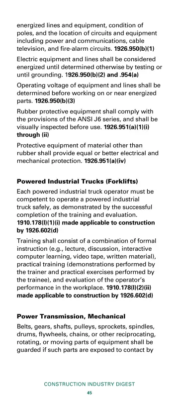Page 47: energized lines and equipment, condition of poles, and the location of circuits and…