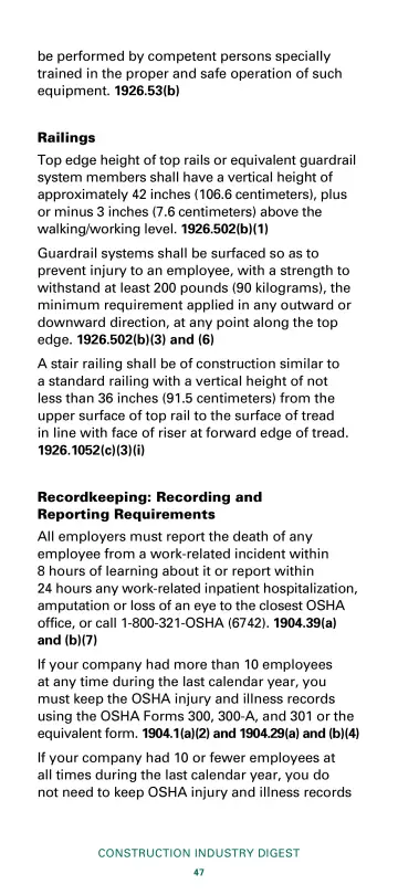 Page 49: be performed by competent persons specially trained in the proper and safe operation of…