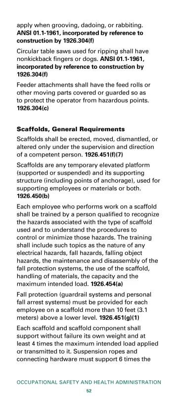 Page 54: apply when grooving, dadoing, or rabbiting. ANSI 01.1-1961, incorporated by reference to…