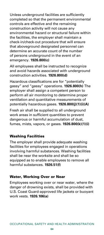 Page 66: Unless underground facilities are sufficiently completed so that the permanent…